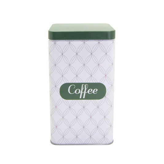 Recipiente de lata con tapa "Coffee"